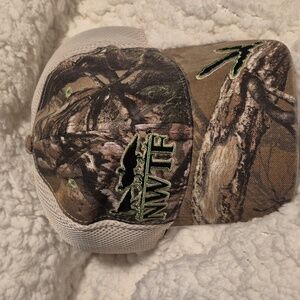NWTF Turkey RealTree Camo Scuba Velcroback Hat - New